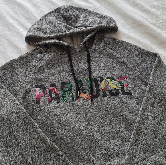🔺️3/25$🔺️ "PARADISE" Crop hoodie - Picture 2 of 5